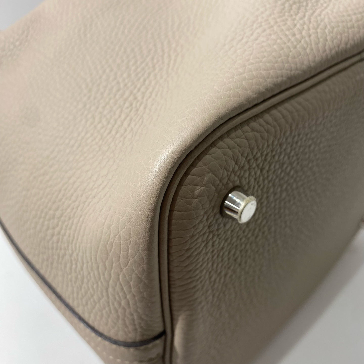 Hermes - Picotin Lock - Leather - Grey - (medium)