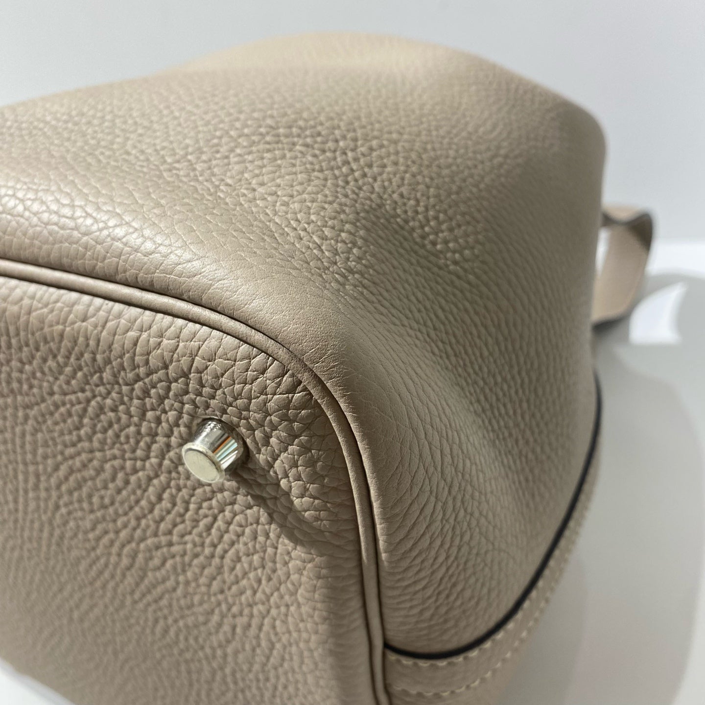 Hermes - Picotin Lock - Leather - Grey - (medium)