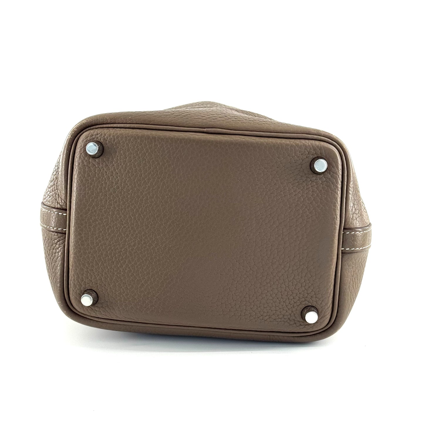 Hermès - Picotin Lock - Leather - Grey - (mini)