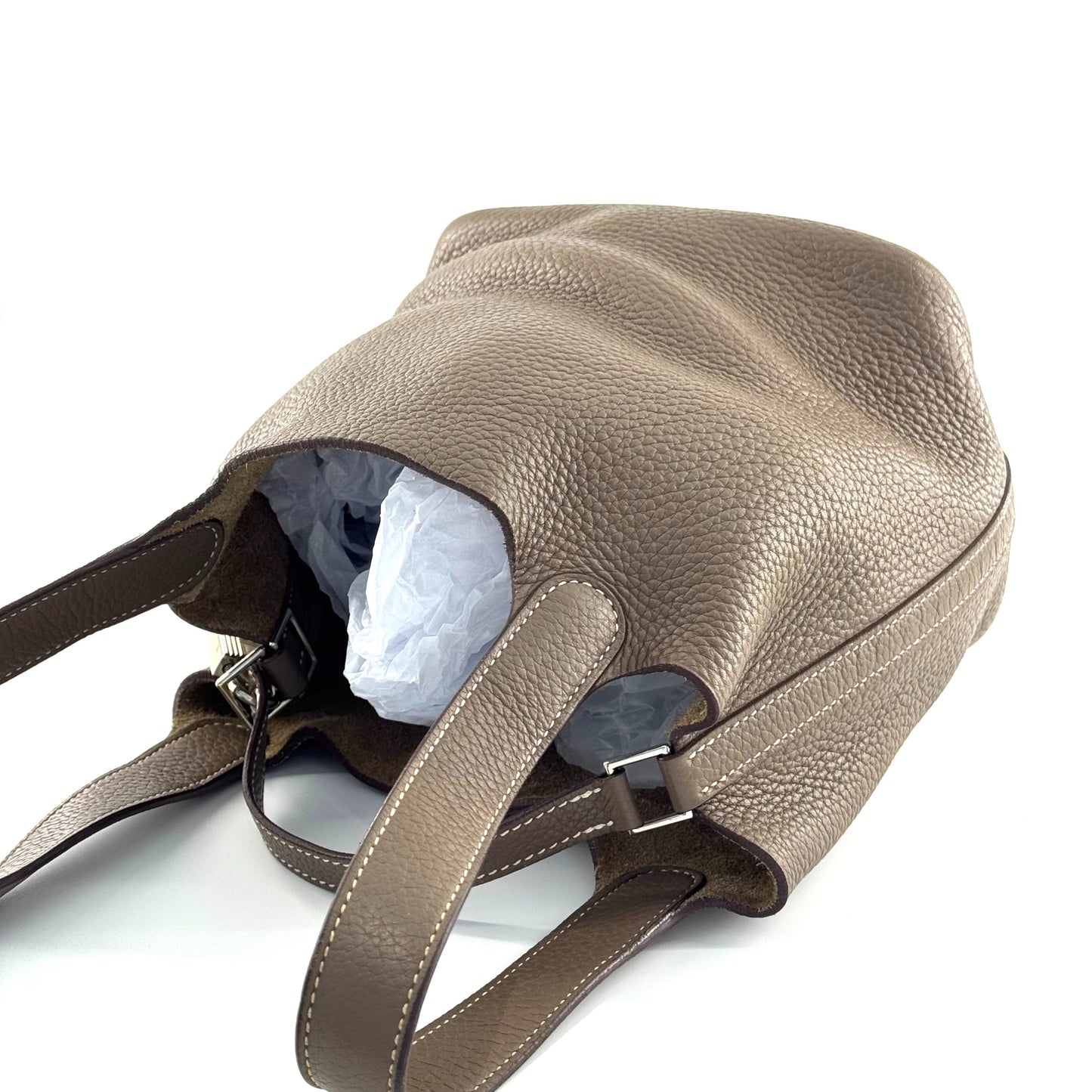 Hermès - Picotin Lock - Leather - Grey - (mini)