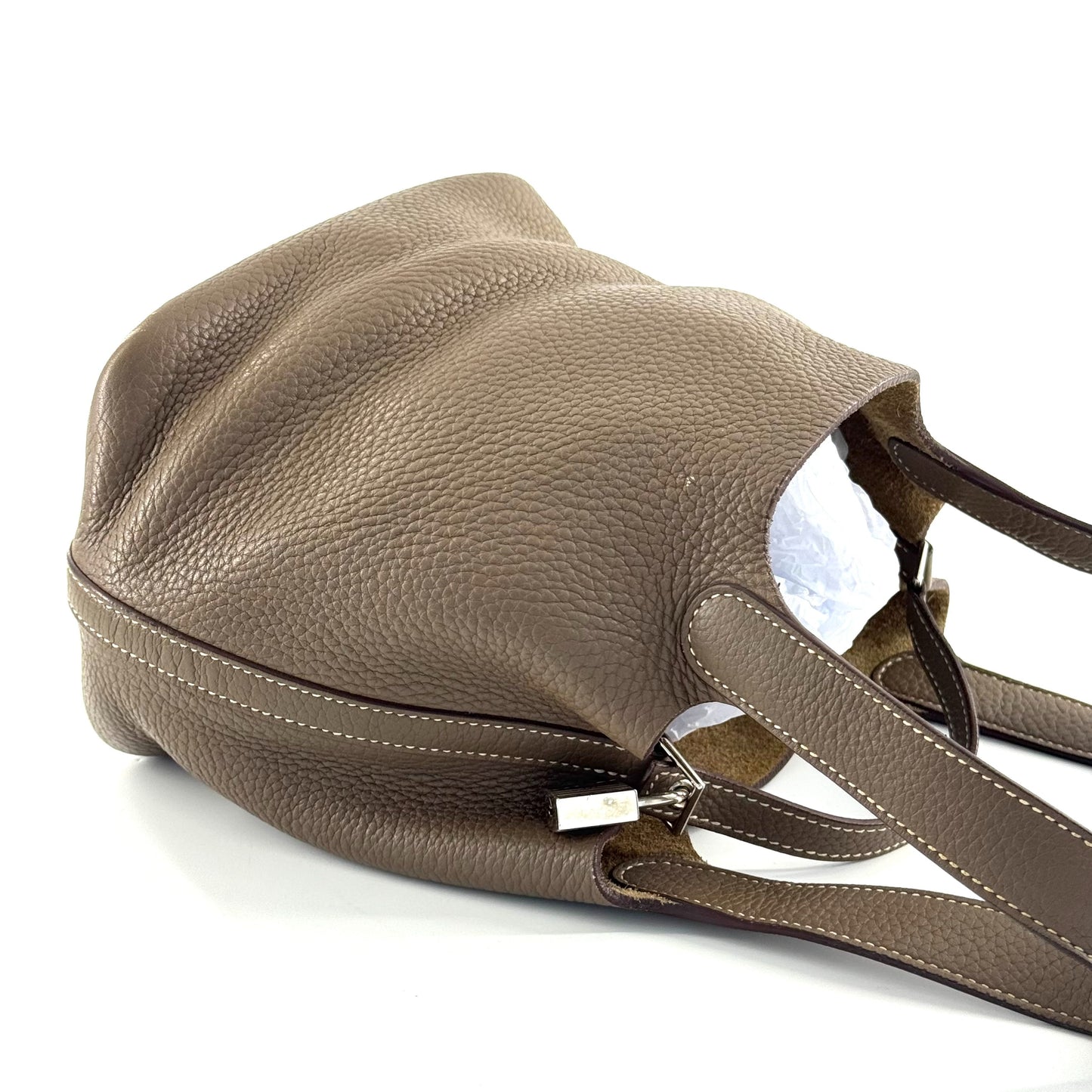 Hermès - Picotin Lock - Leather - Grey - (mini)