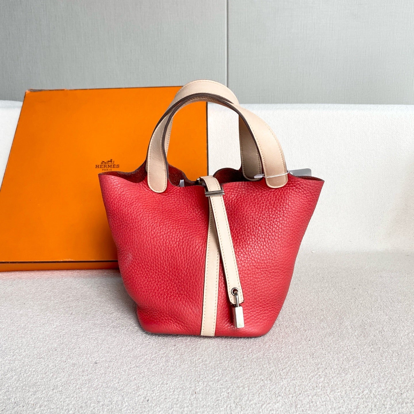 Hermes - Picotin Lock - Leather - Multicolour - (mini)