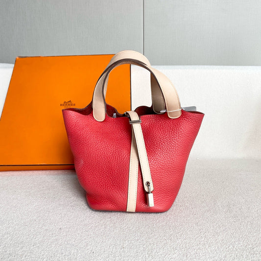 Hermes - Picotin Lock - Leather - Multicolour - (mini)