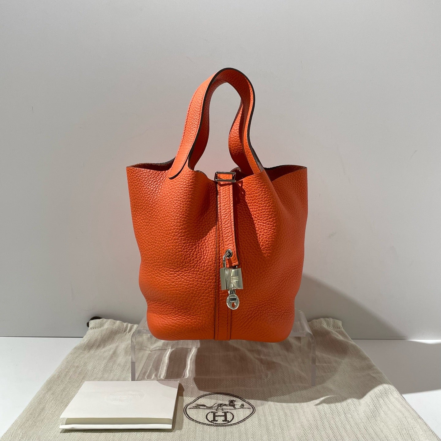 Hermès - Picotin Lock - Leather - Orange - (mini)