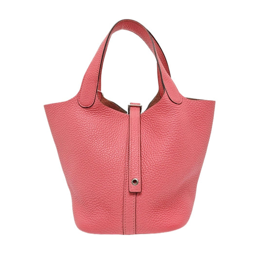 Hermès - Picotin Lock - Leather - Pink - (mini)