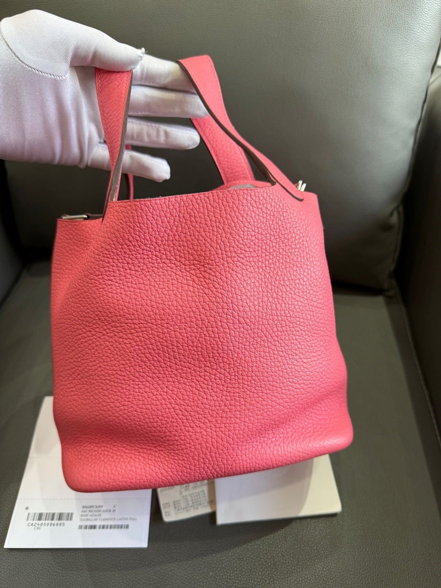 Hermès - Picotin Lock - Leather - Pink - (mini)