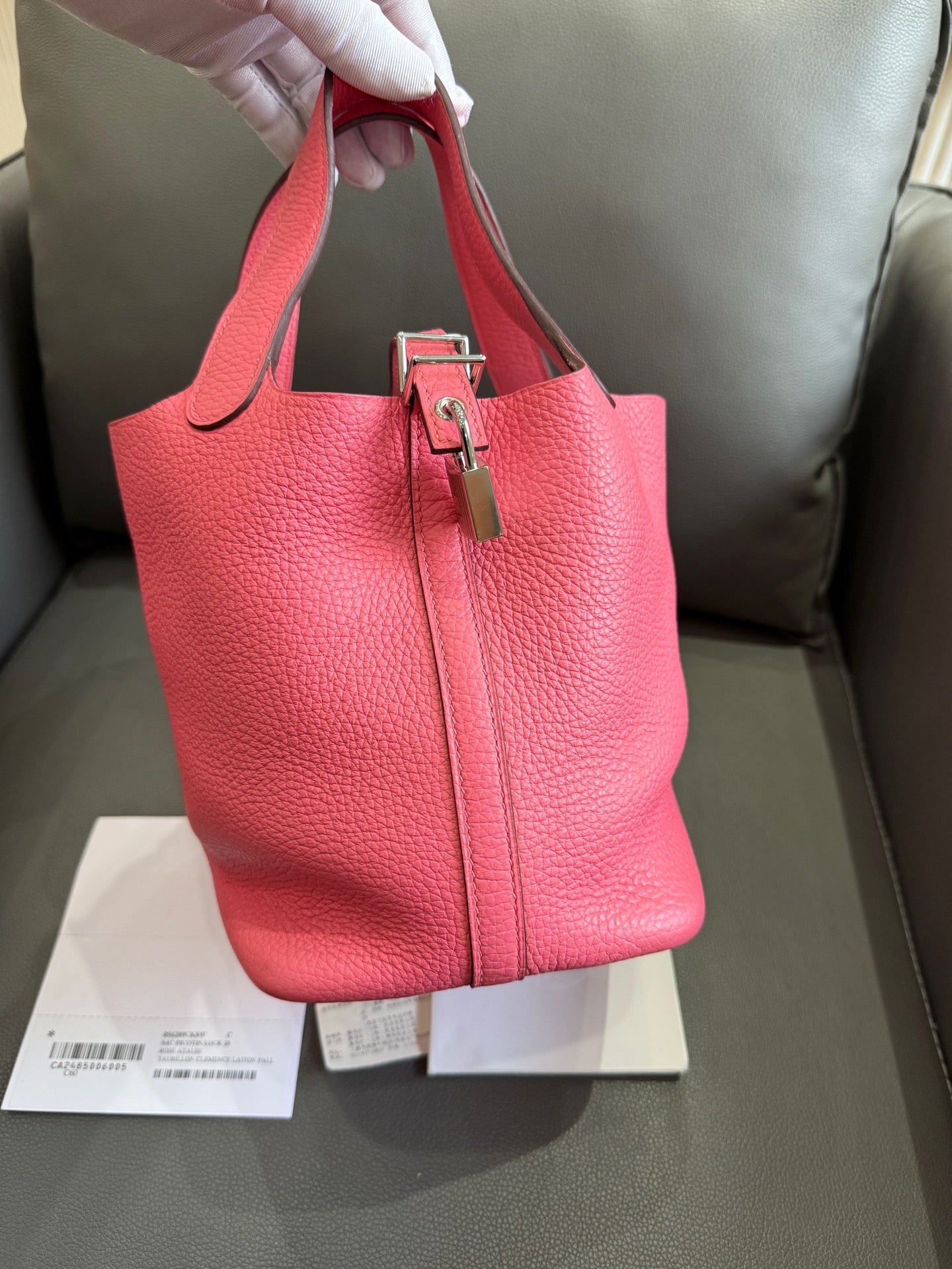 Hermès - Picotin Lock - Leather - Pink - (mini)