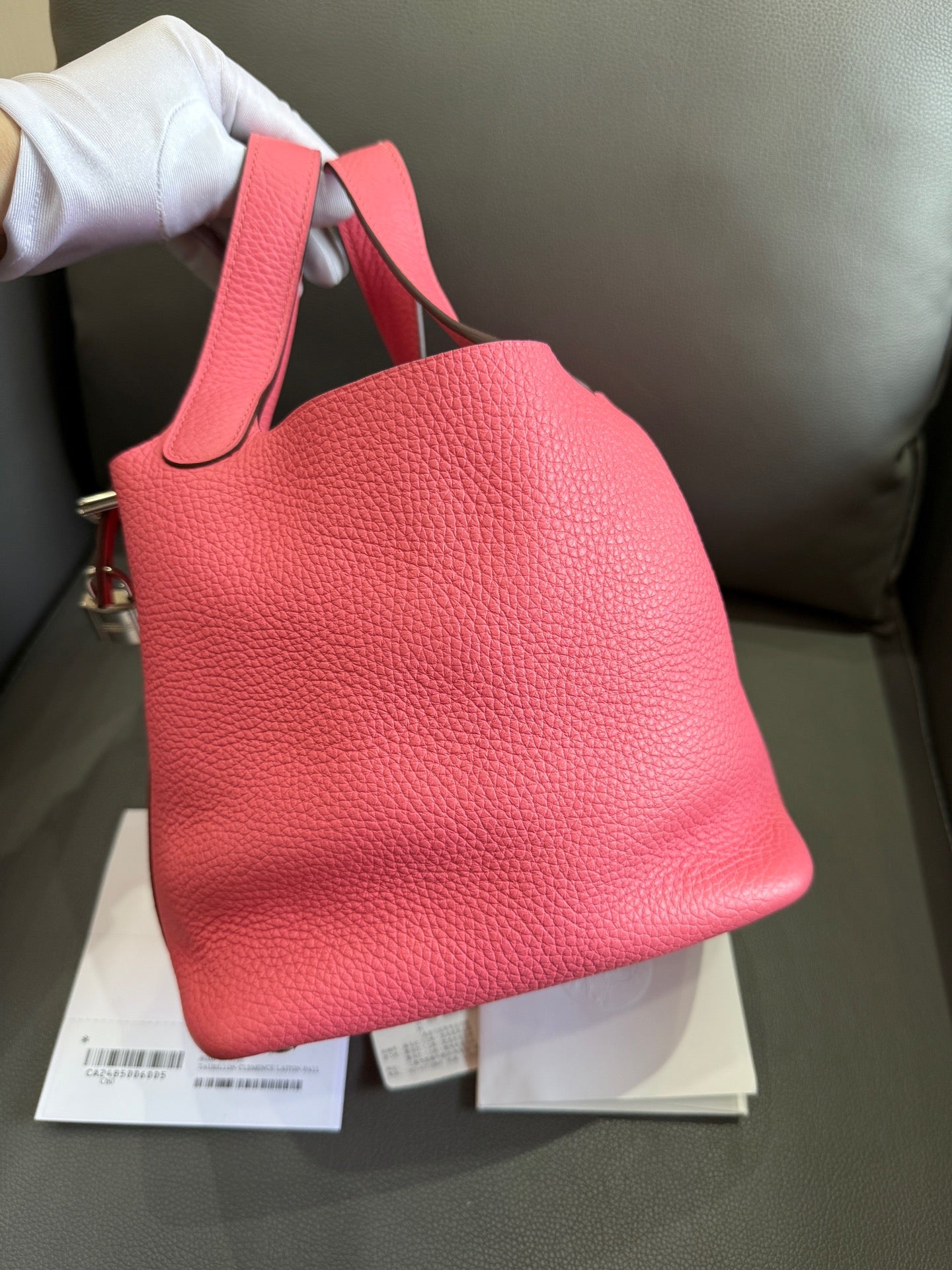 Hermès - Picotin Lock - Leather - Pink - (mini)