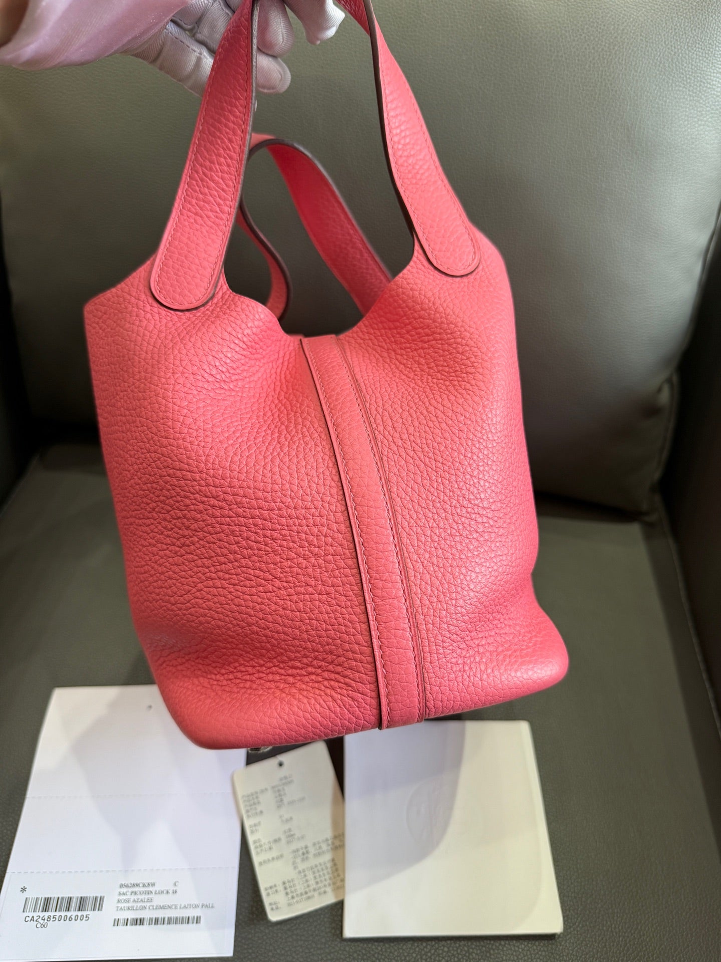 Hermès - Picotin Lock - Leather - Pink - (mini)