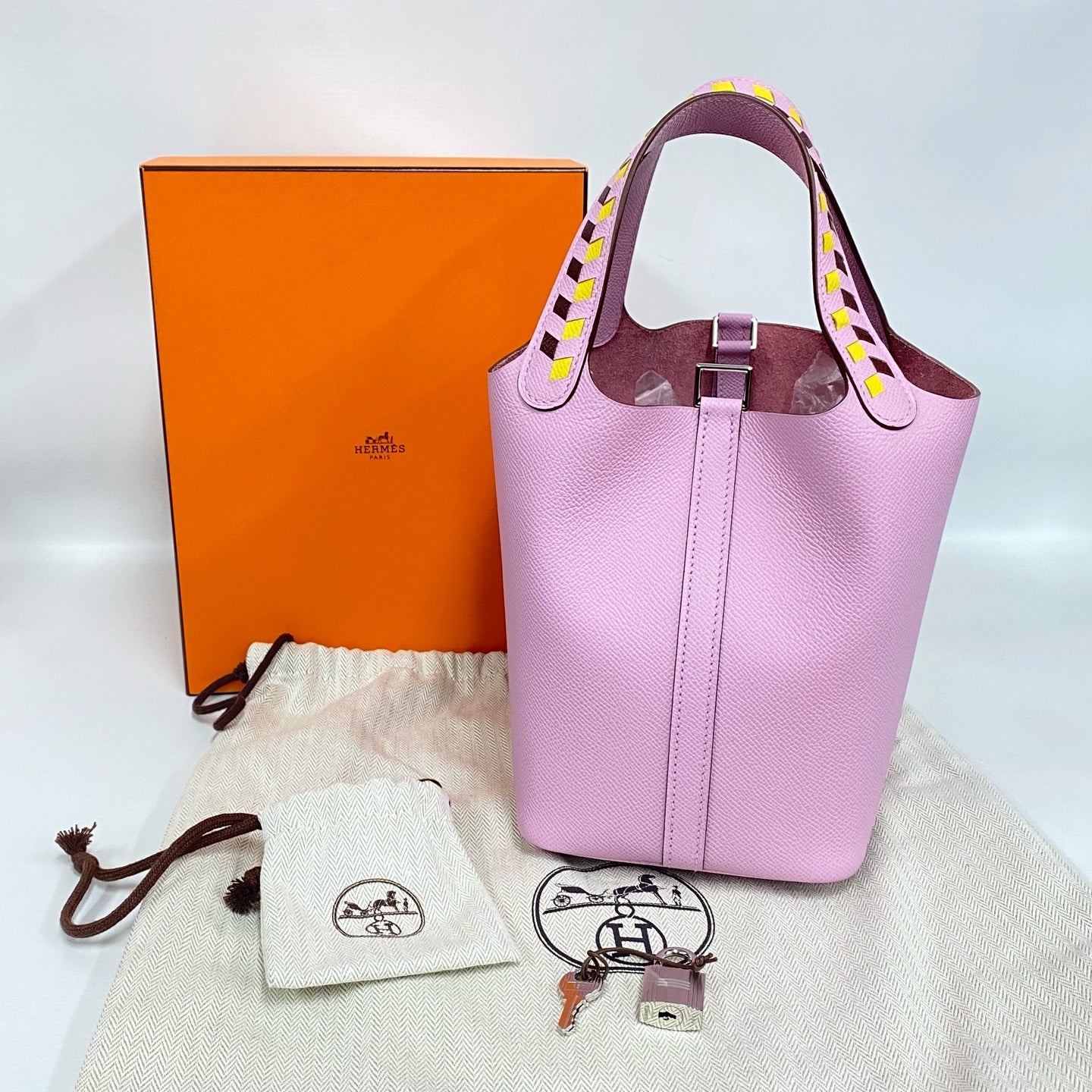 Hermès - Picotin Lock - Leather - Purple - (mini)