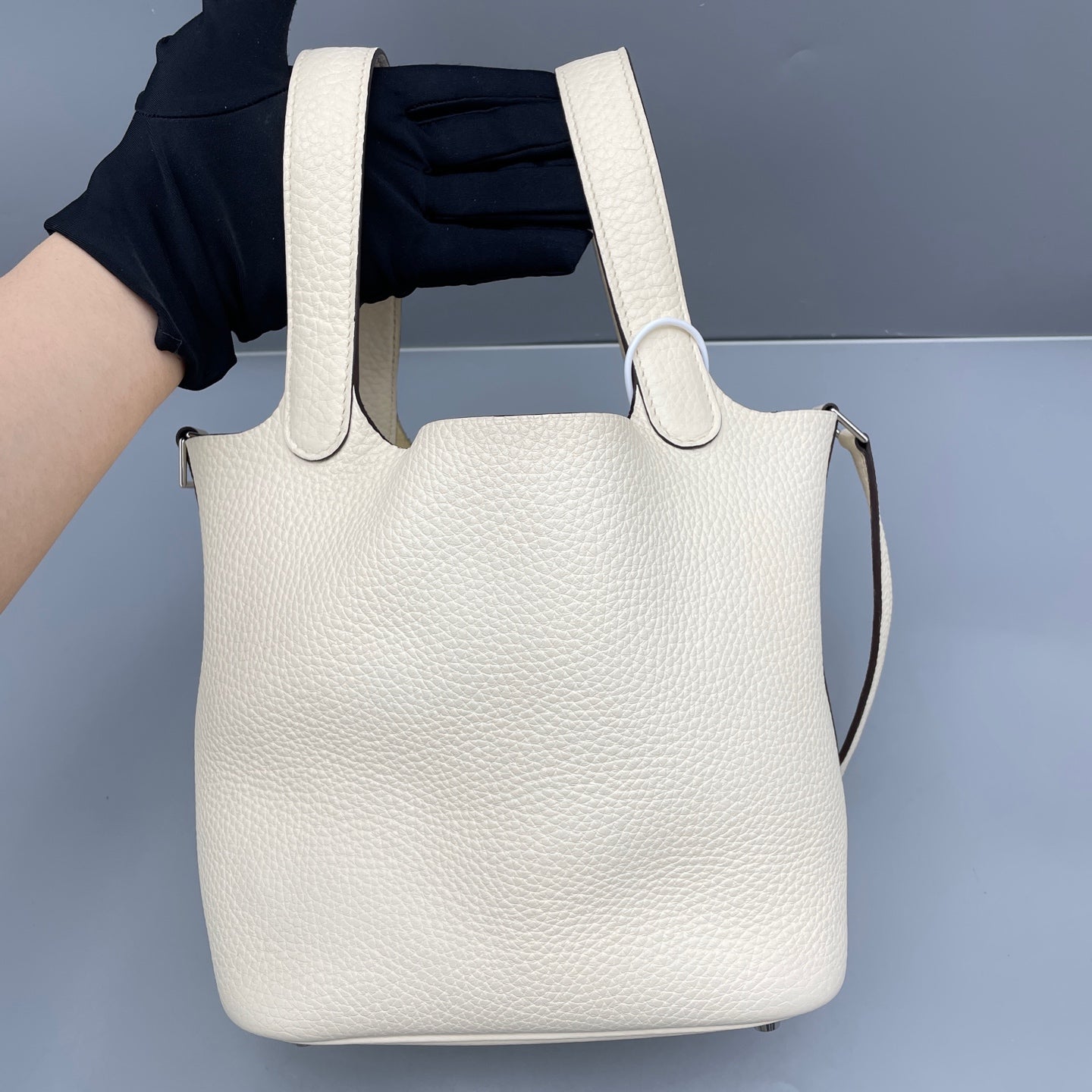 Hermes - Picotin Lock - Leather - White - (mini)