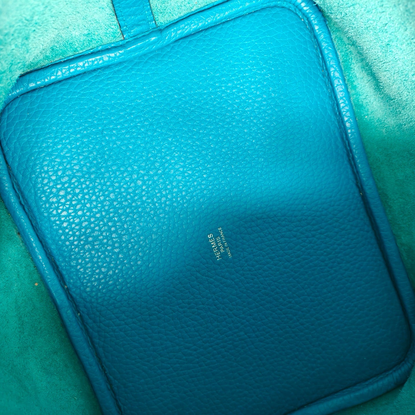 Hermes - Picotin - Taurillon Clemence leather - Florida Blue - (medium)