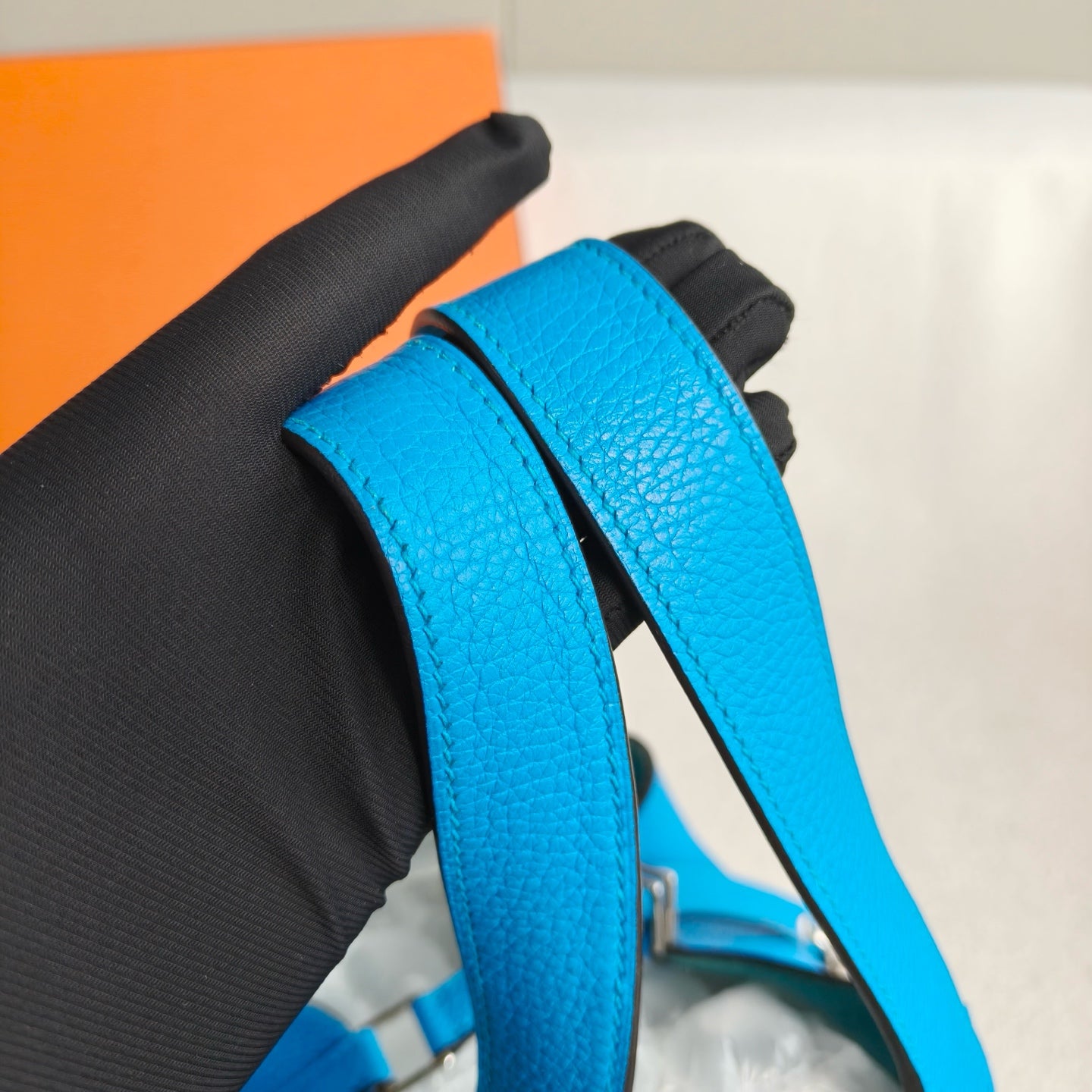 Hermes - Picotin - Taurillon Clemence leather - Florida Blue - (medium)