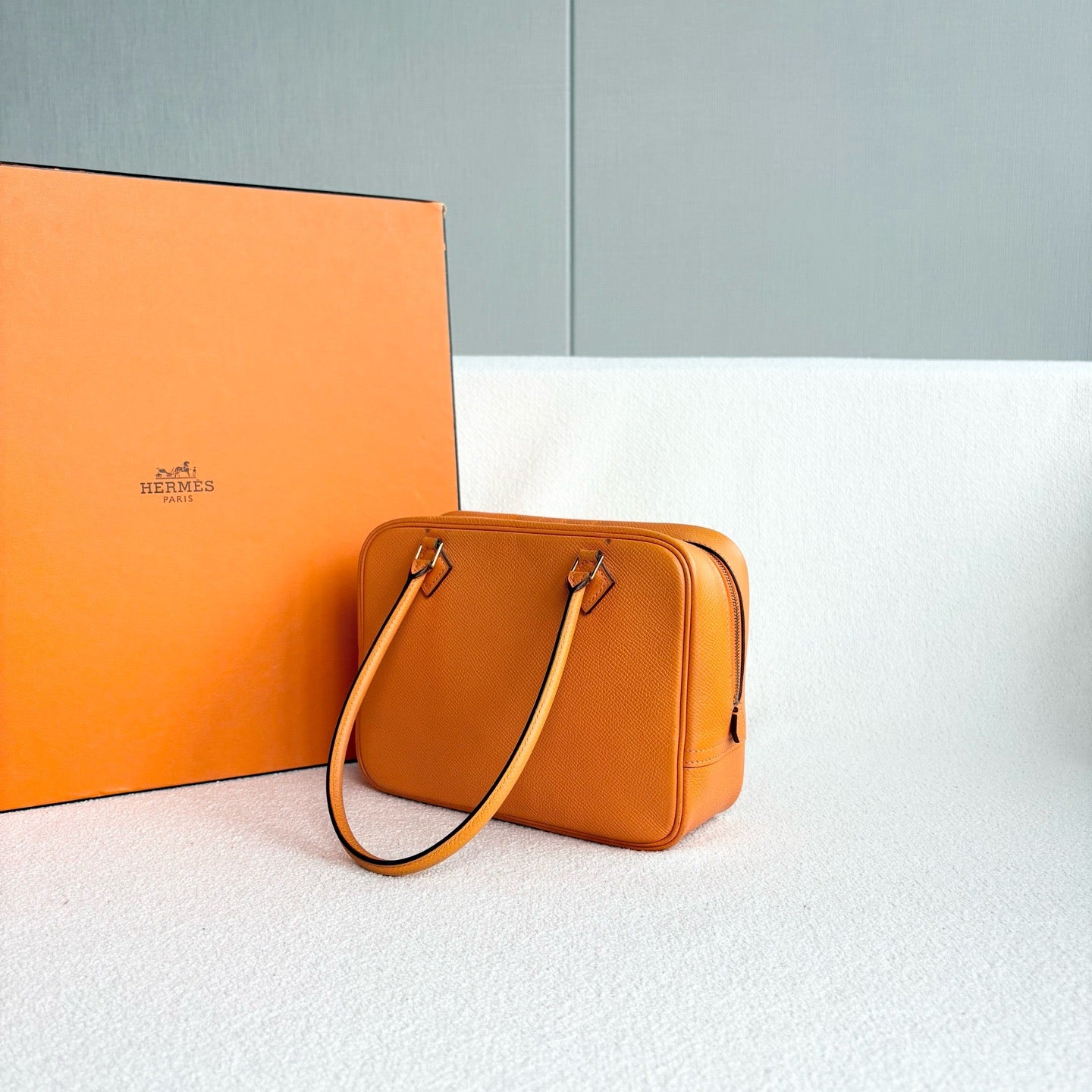 Hermes - Plume - Leather - Orange - (mini)