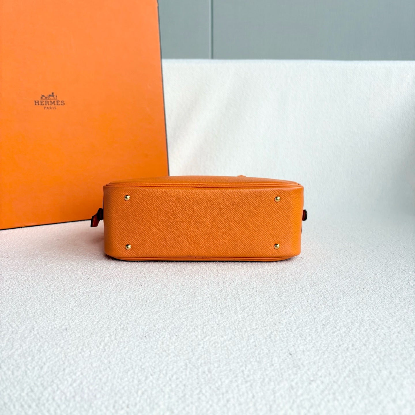 Hermès - Plume - Leather - Orange - (mini)