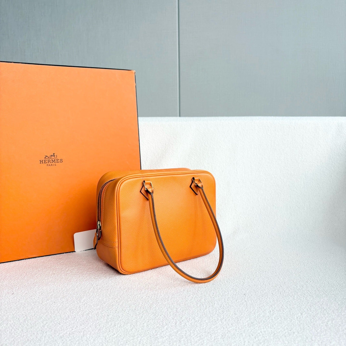 Hermes - Plume - Leather - Orange - (mini)