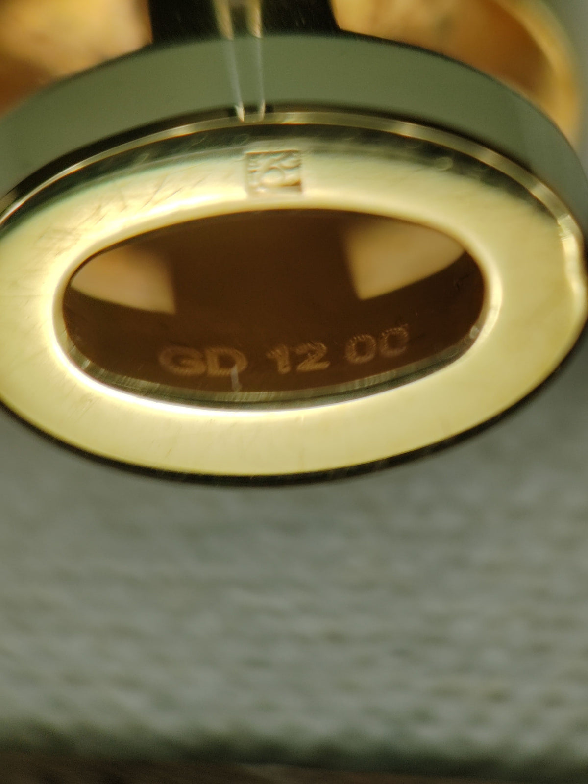 Hermes - Pop H - Gold-plated metal with a lacquered H motif - Yellow