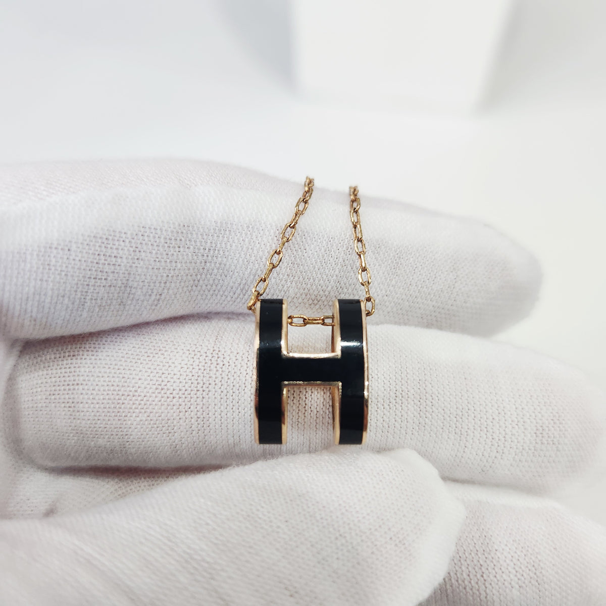 Hermes - Pop H Large - Gold-plated metal with enamel. - Multicolour - (Large)