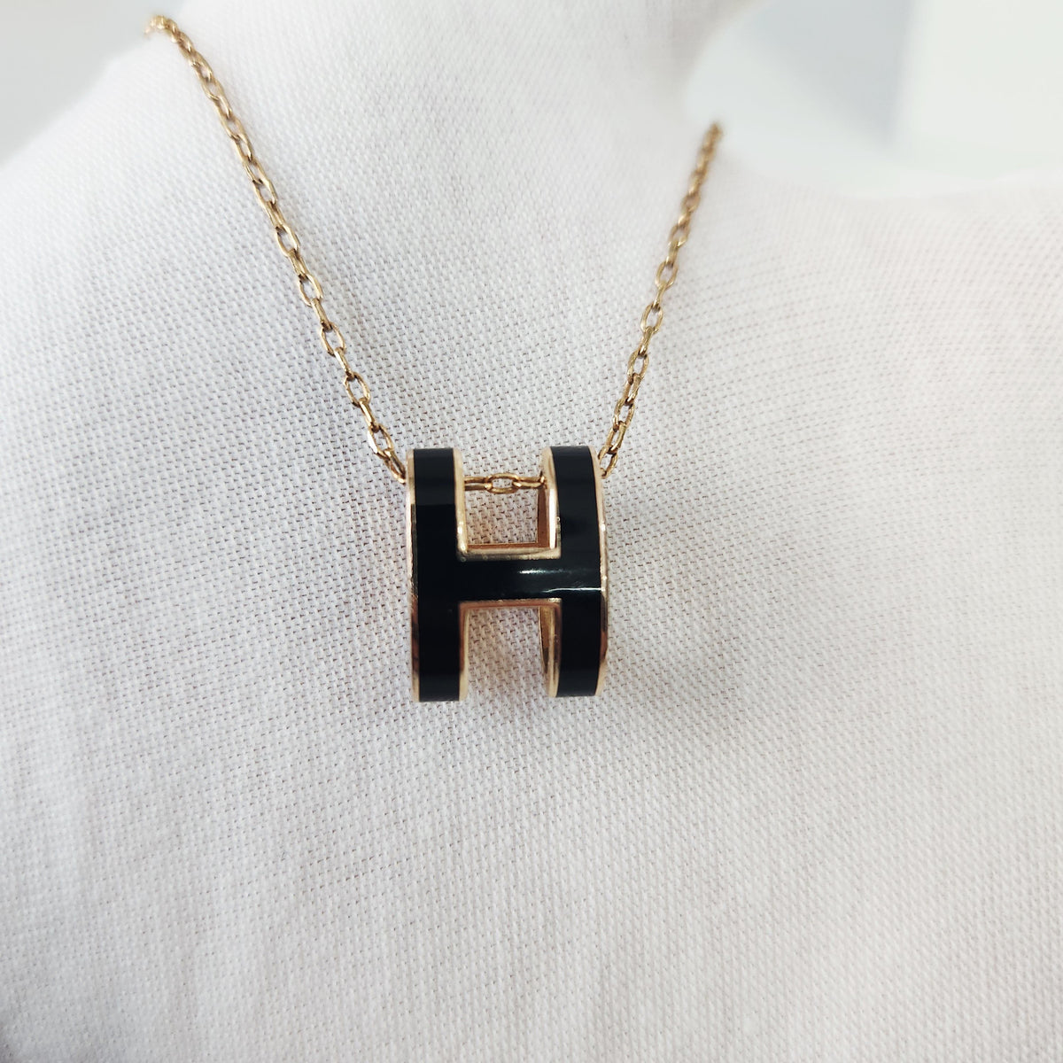 Hermes - Pop H Large - Gold-plated metal with enamel. - Multicolour - (Large)