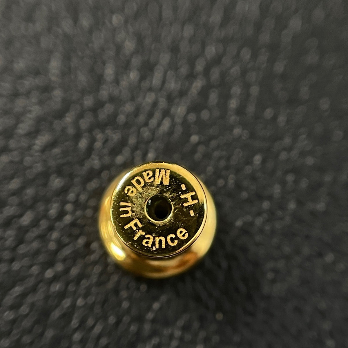 Hermes - Pop H Mini - Gold-tone metal with white enamel. - Multicolour
