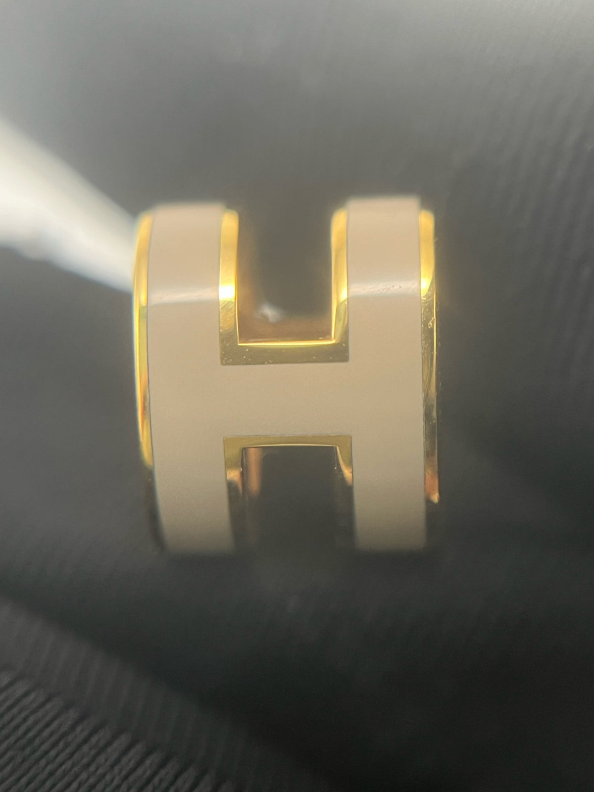 Hermes - Pop H Mini - Lacquered metal with a gold-tone finish - Beige - (Mini)
