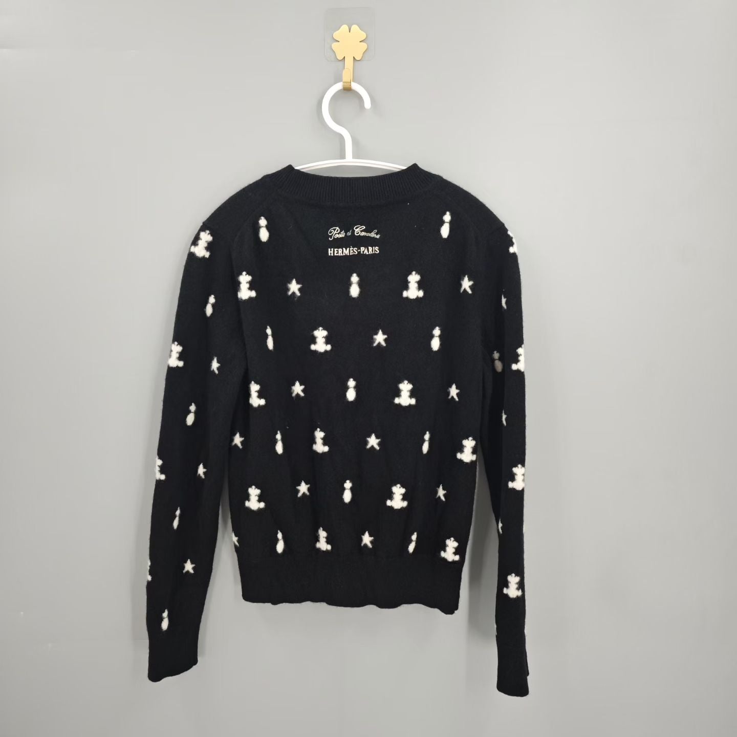 Hermès - Poste et Cavalerie - Cashmere - Black - (40)