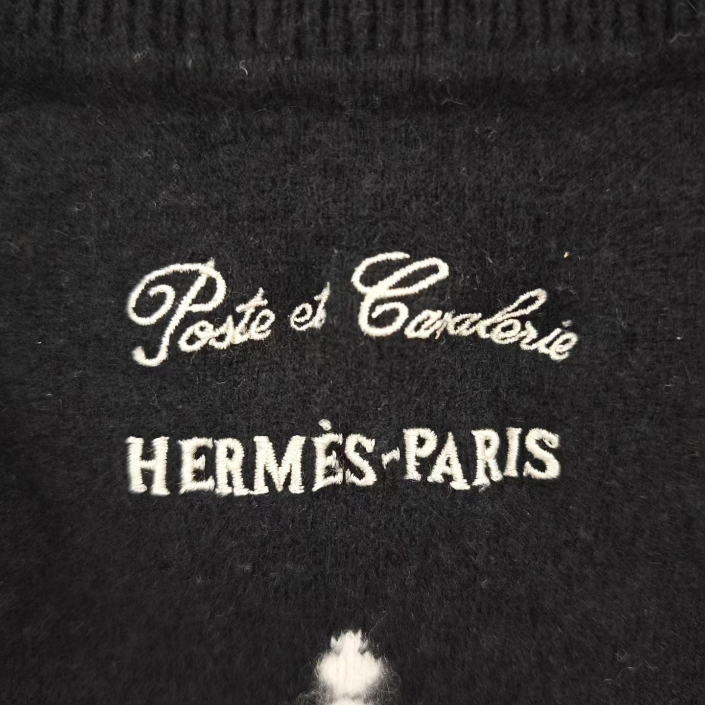 Hermès - Poste et Cavalerie - Cashmere - Black - (40)