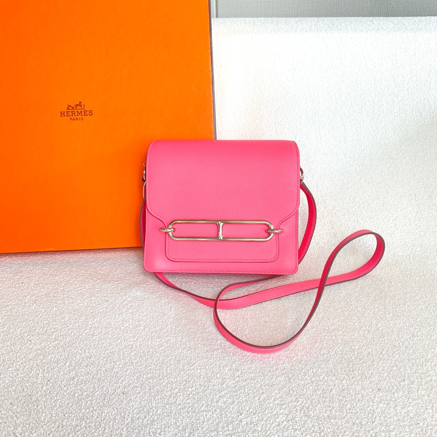 Hermès - Roulis 19 - Evercolor leather - Pink - (Mini)