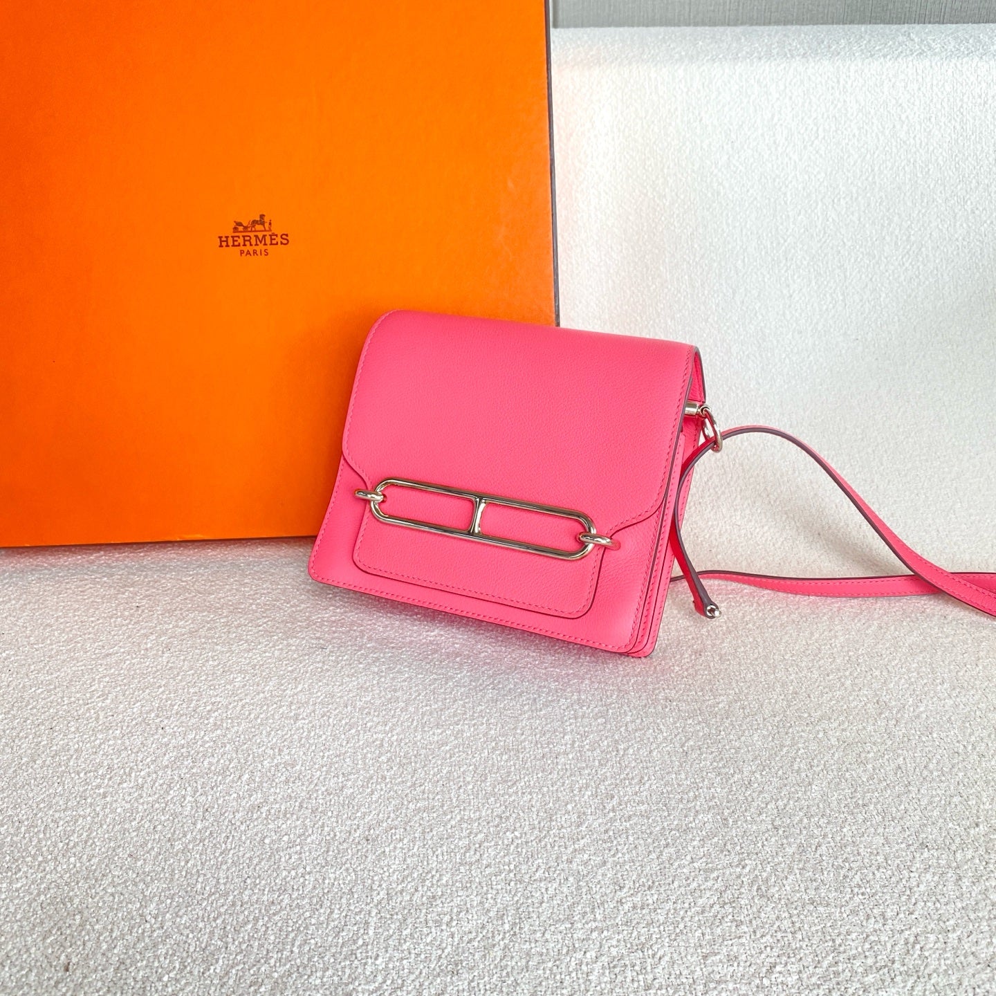 Hermès - Roulis 19 - Evercolor leather - Pink - (Mini)