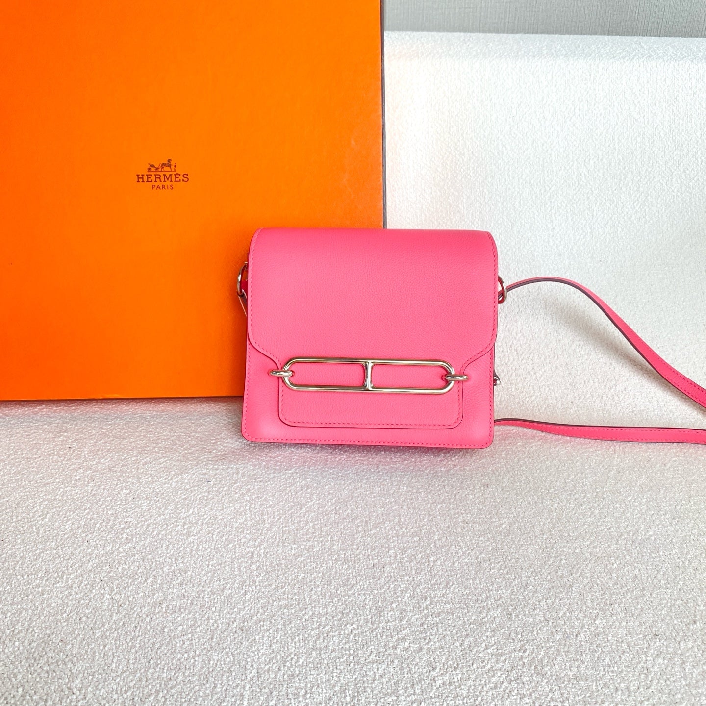Hermès - Roulis 19 - Evercolor leather - Pink - (Mini)