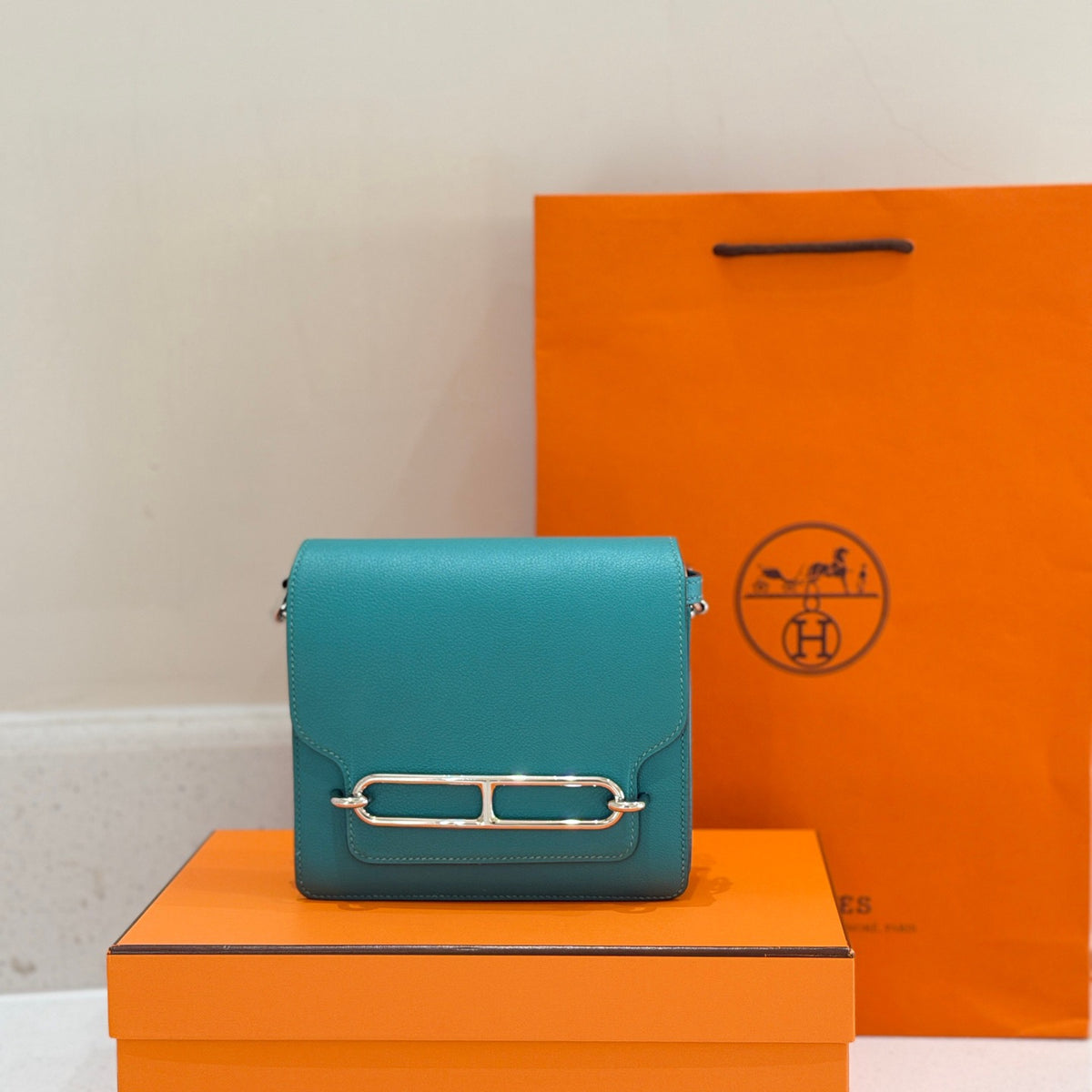 Hermes - Roulis 19 - Leather - Green - (mini)
