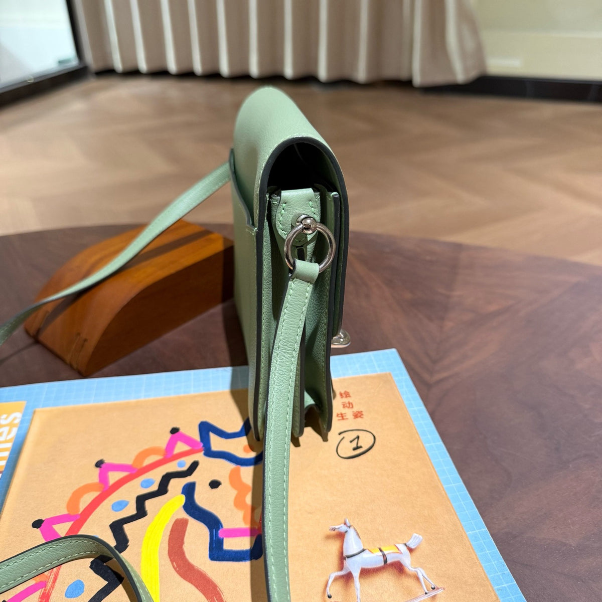 Hermes - Roulis 19 - Leather - Green - (mini)