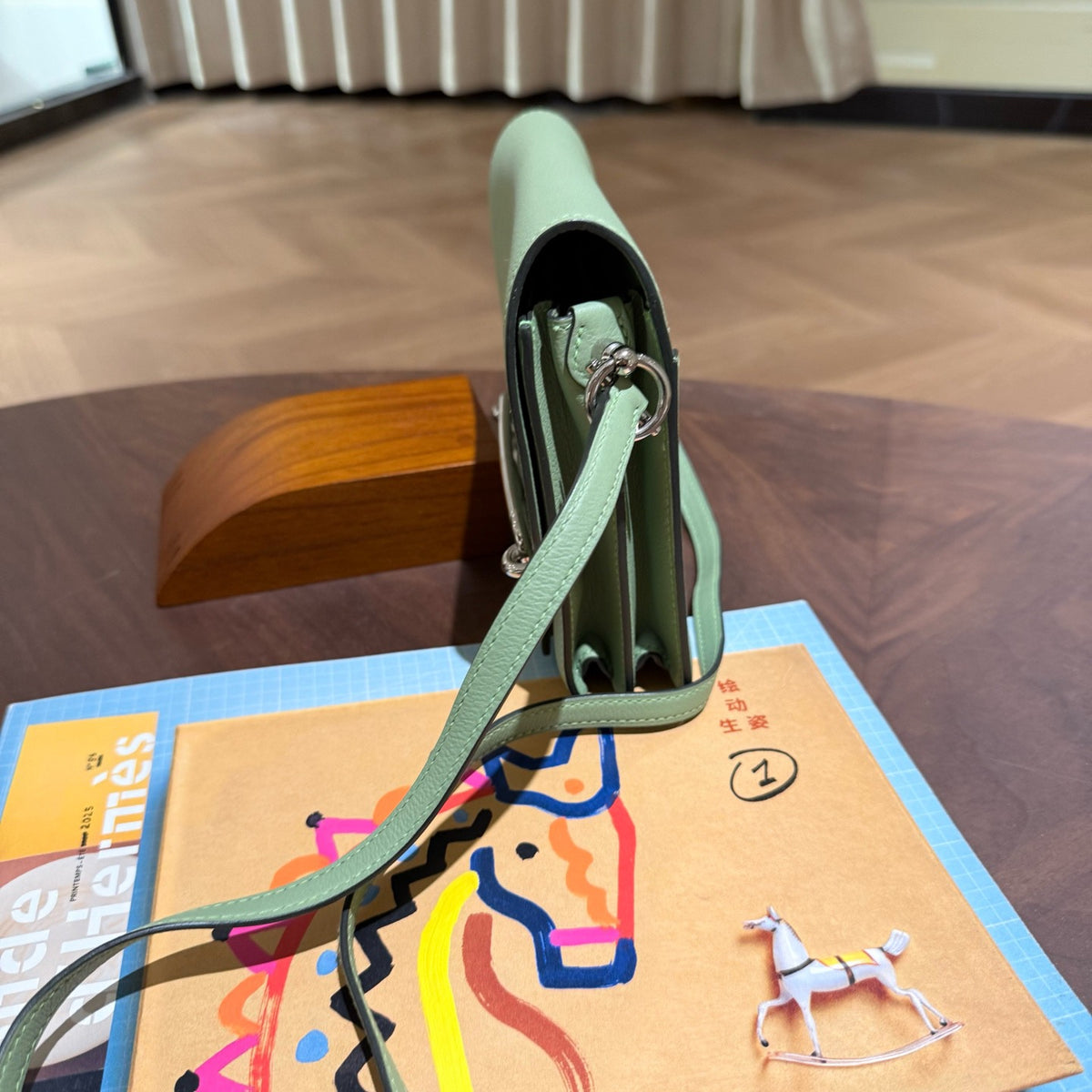 Hermes - Roulis 19 - Leather - Green - (mini)