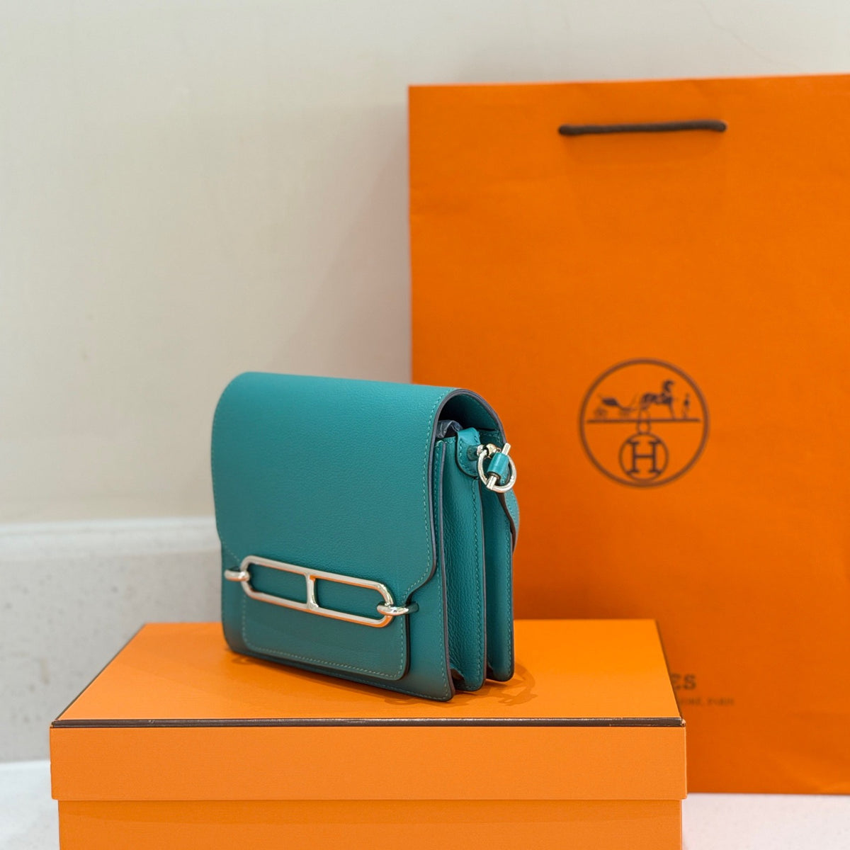 Hermes - Roulis 19 - Leather - Green - (mini)