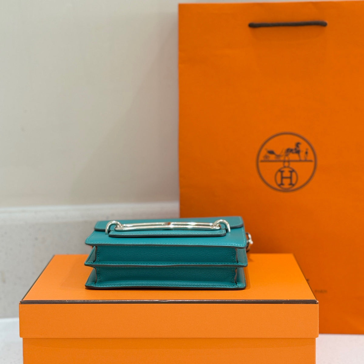 Hermes - Roulis 19 - Leather - Green - (mini)