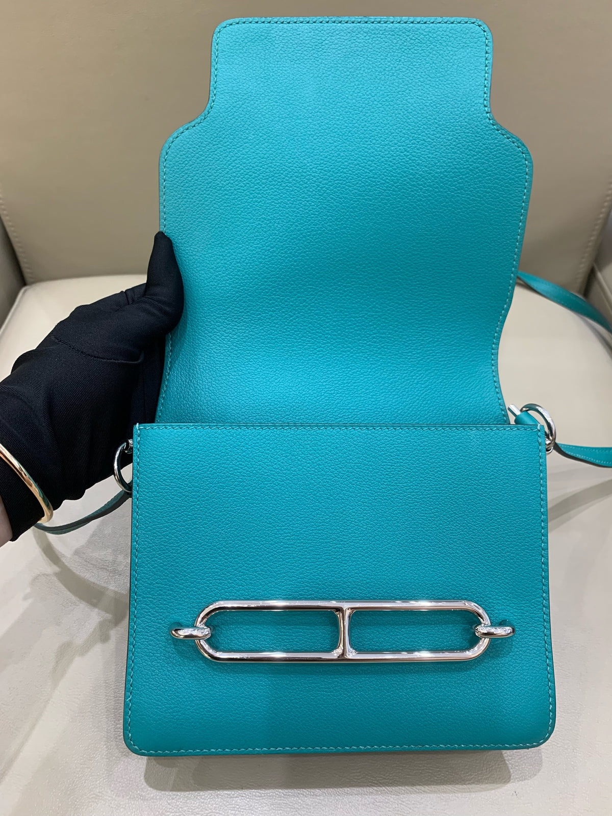 Hermes - Roulis 19 - Leather - Green - (mini)