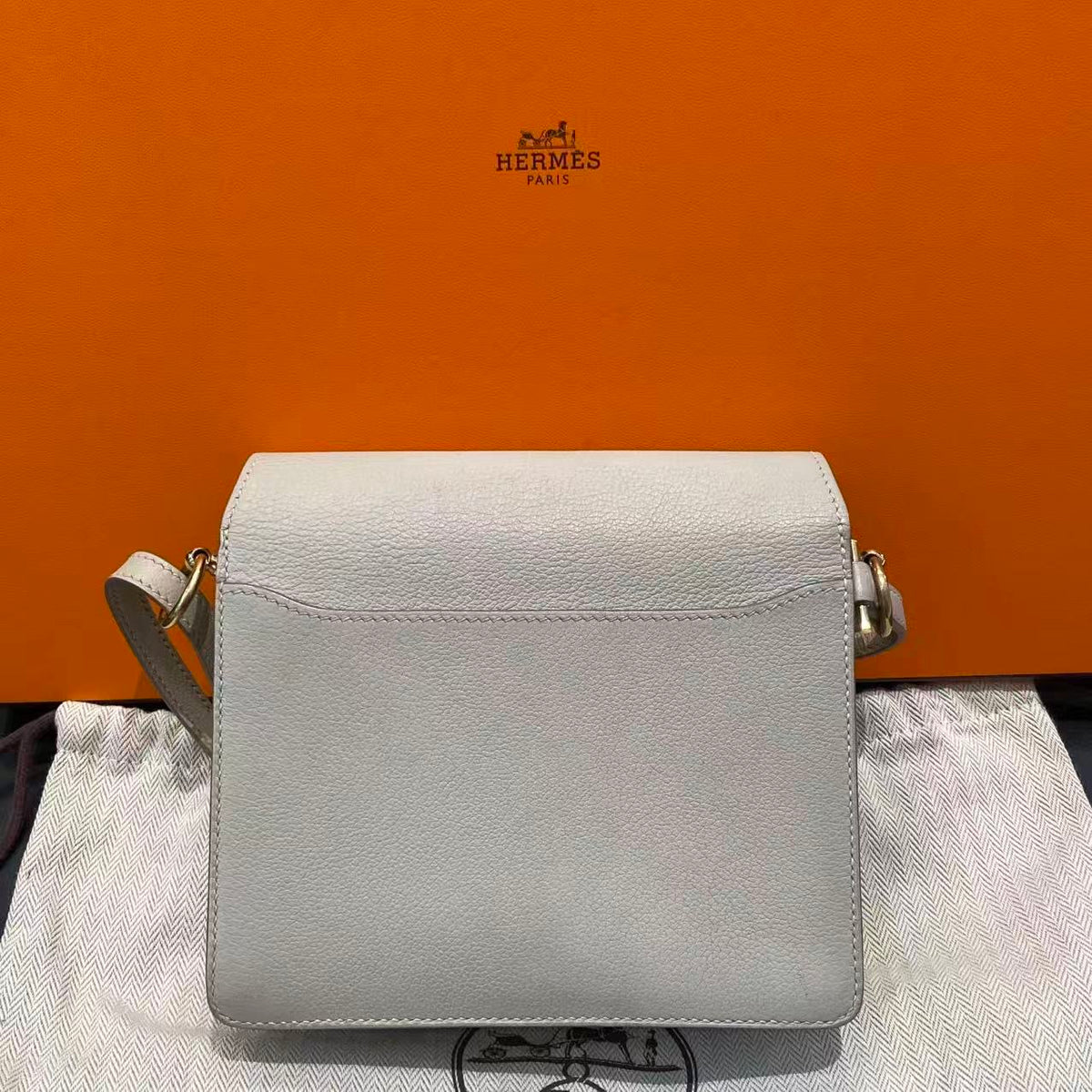 Hermes - Roulis 19 - Leather - Grey - (mini)
