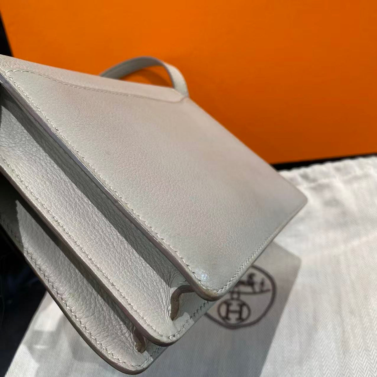 Hermes - Roulis 19 - Leather - Grey - (mini)