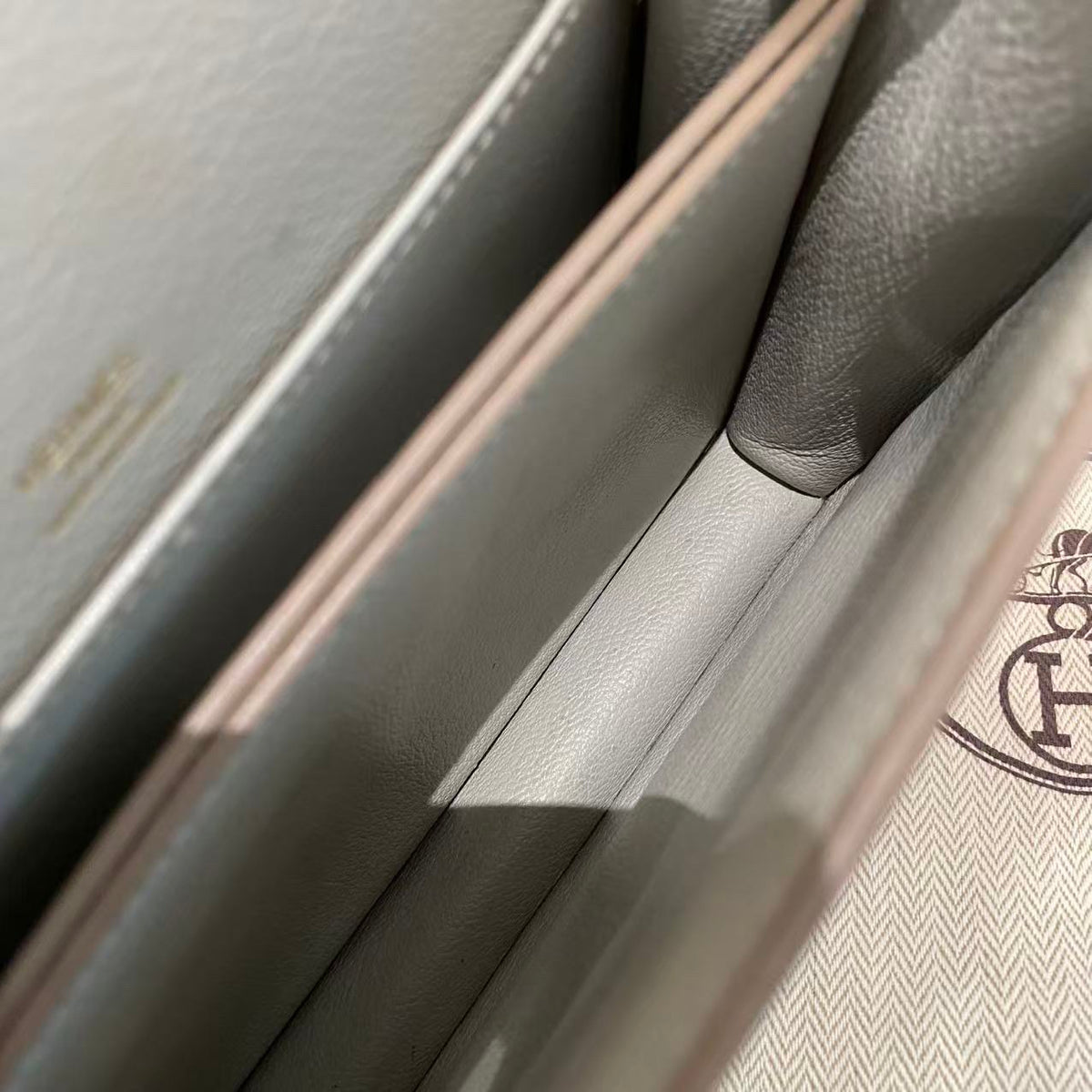 Hermes - Roulis 19 - Leather - Grey - (mini)