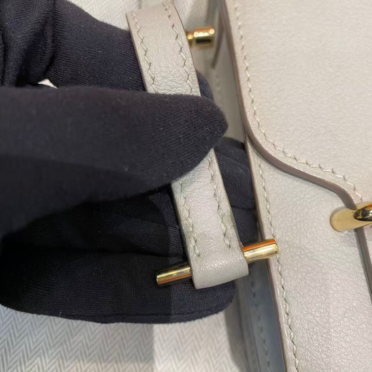 Hermes - Roulis 19 - Leather - Grey - (mini)