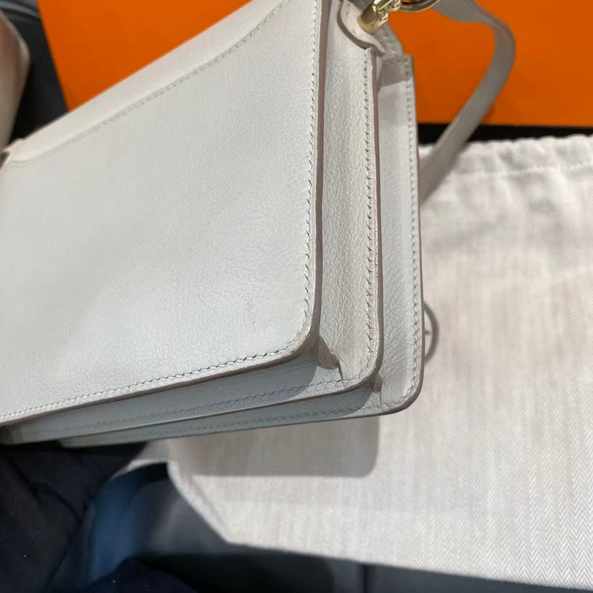 Hermes - Roulis 19 - Leather - Grey - (mini)