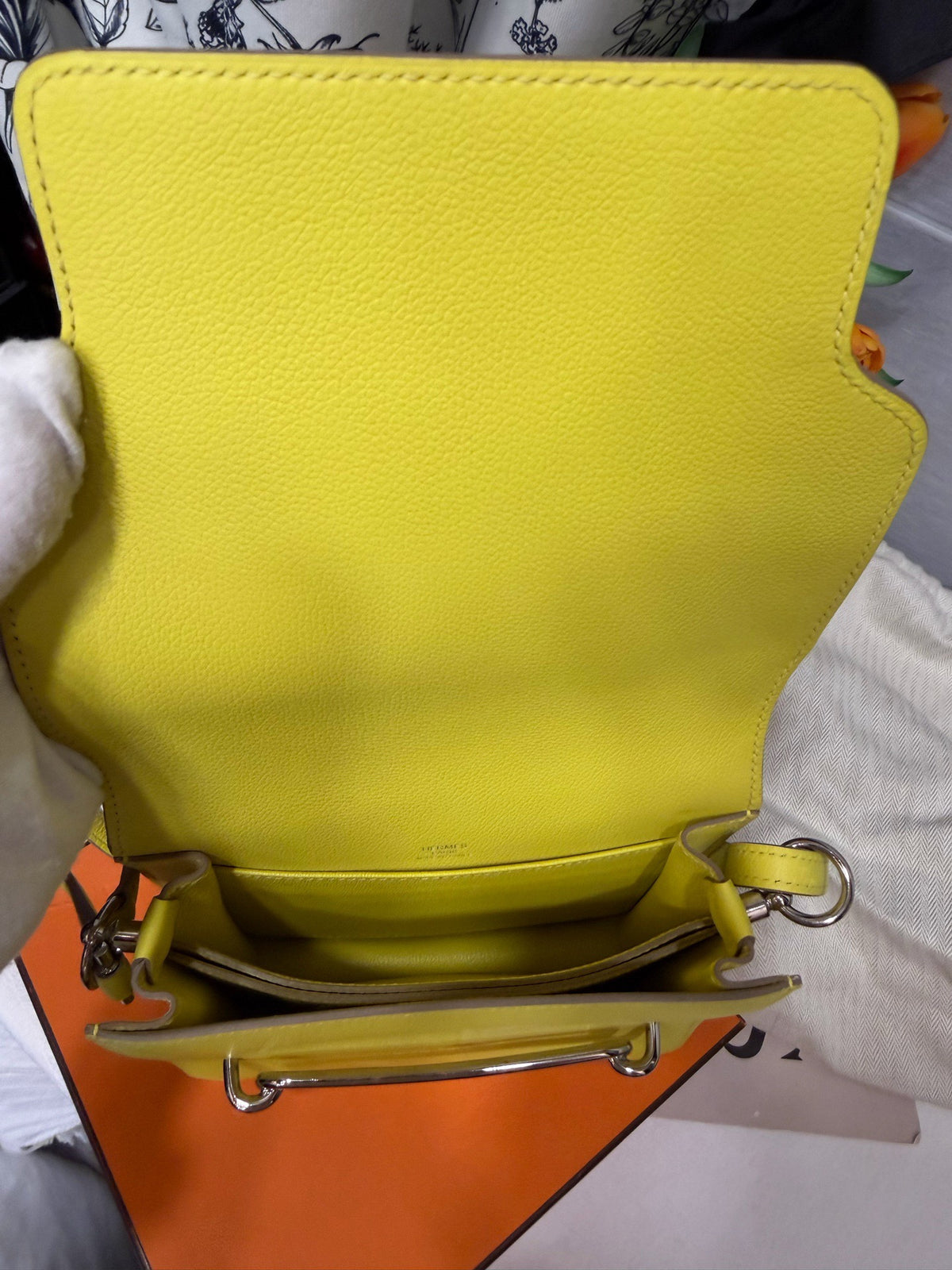 Hermes - Roulis 19 - Leather - Yellow - (mini)