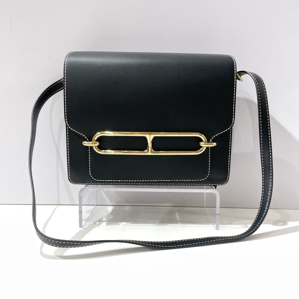 Hermes - Roulis 23 - Leather - Black - (Small)
