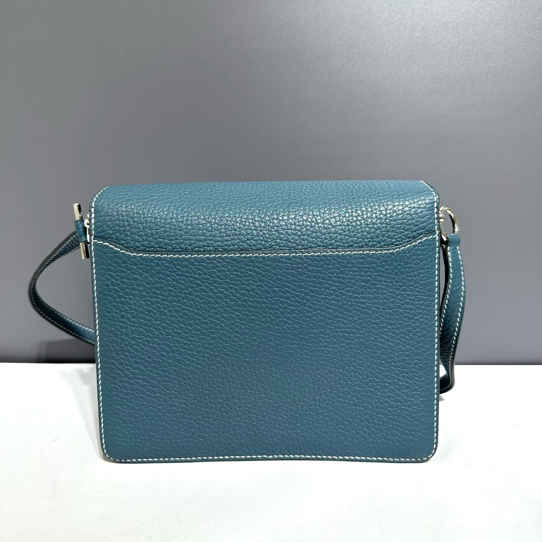 Hermes - Roulis 23 - Leather - Blue - (mini)