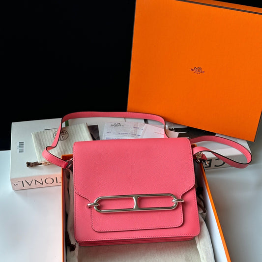 Hermes - Roulis 23 - Leather - Pink - (small)