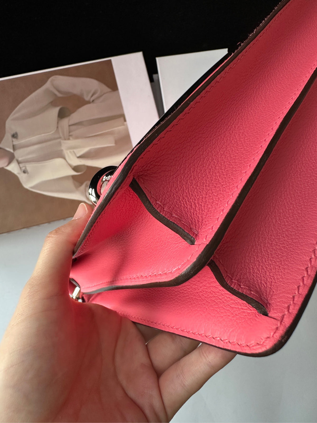 Hermes - Roulis 23 - Leather - Pink - (small)