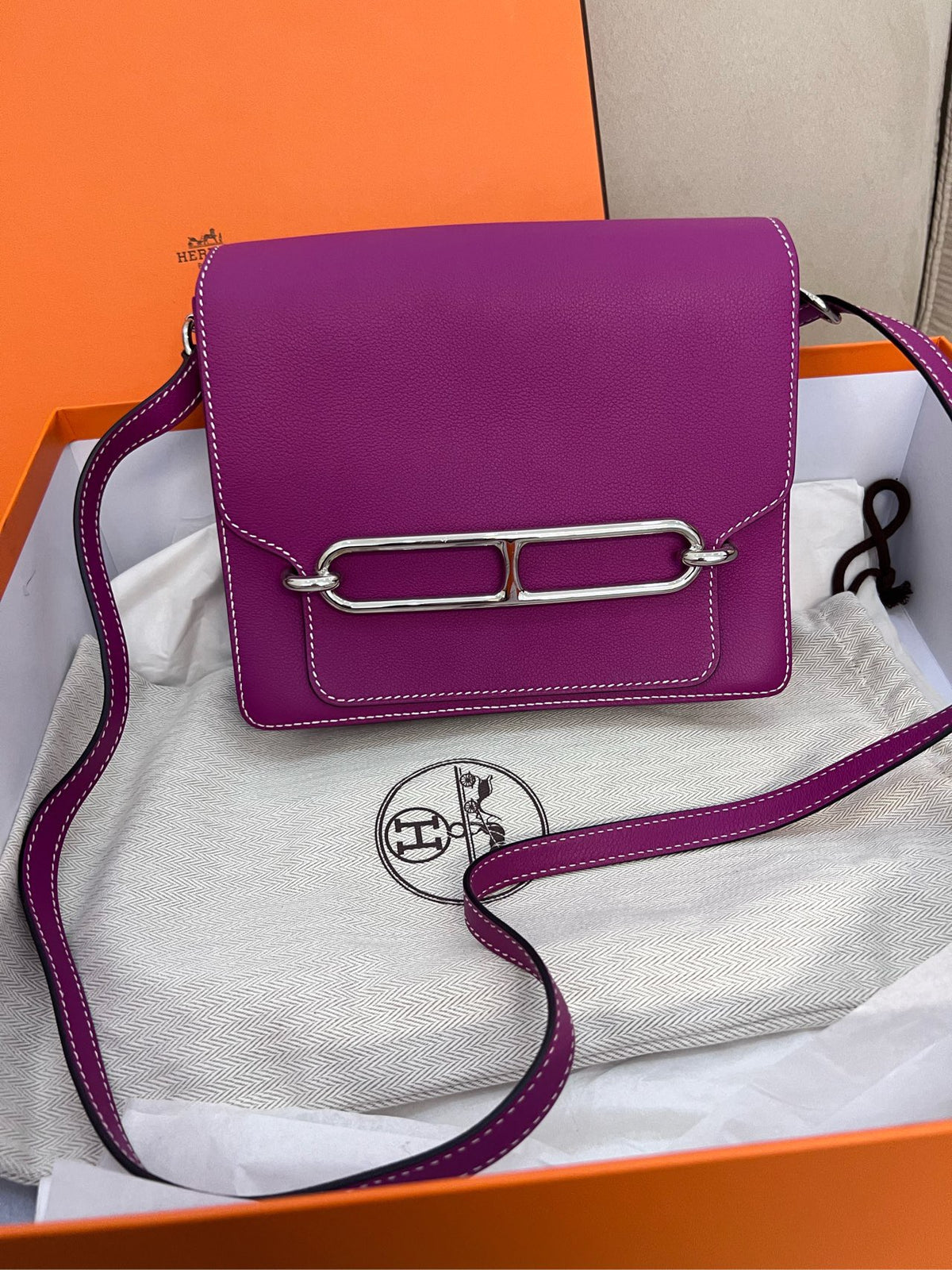 Hermes - Roulis 23 - Leather - Purple - (medium)