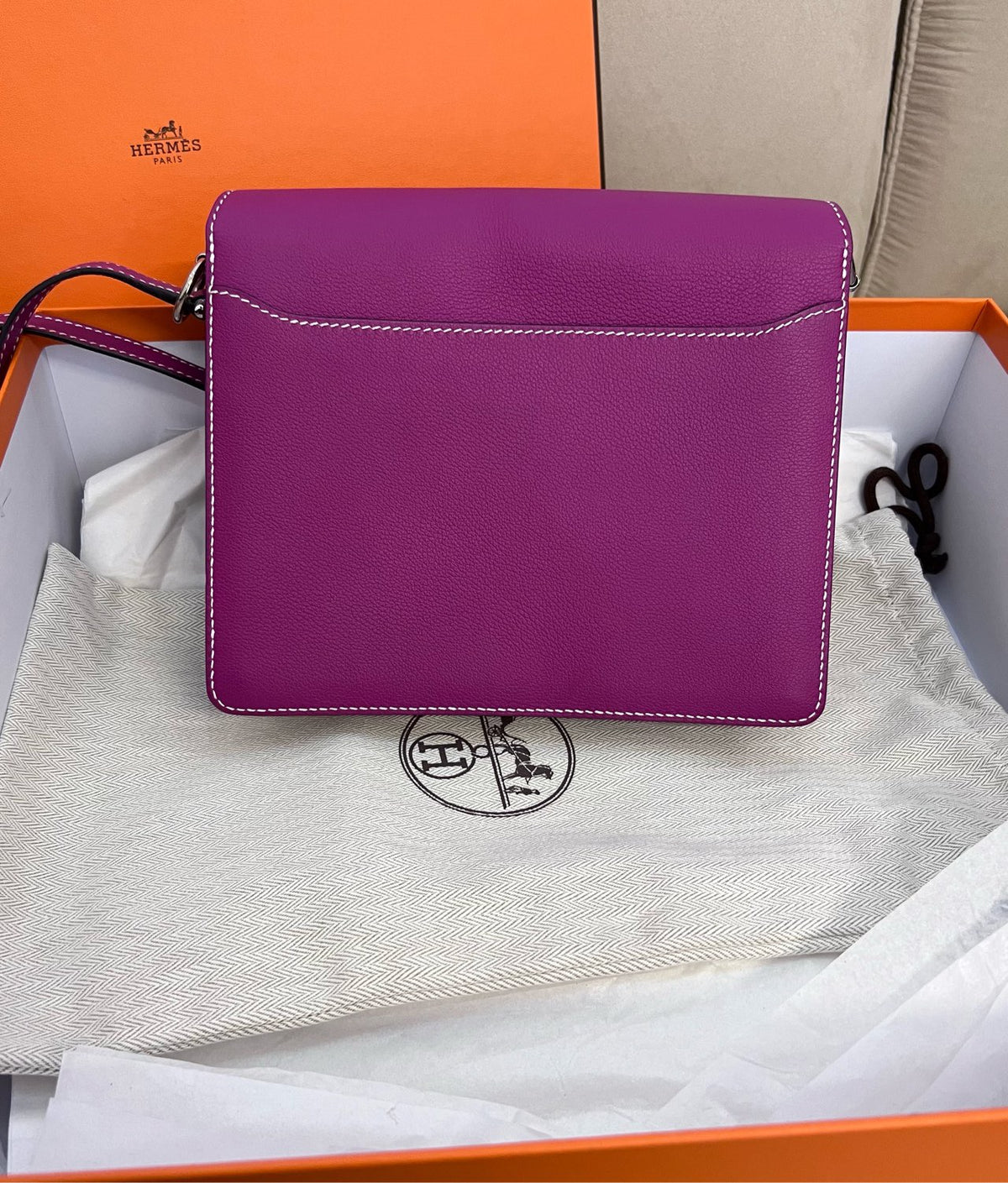 Hermes - Roulis 23 - Leather - Purple - (medium)