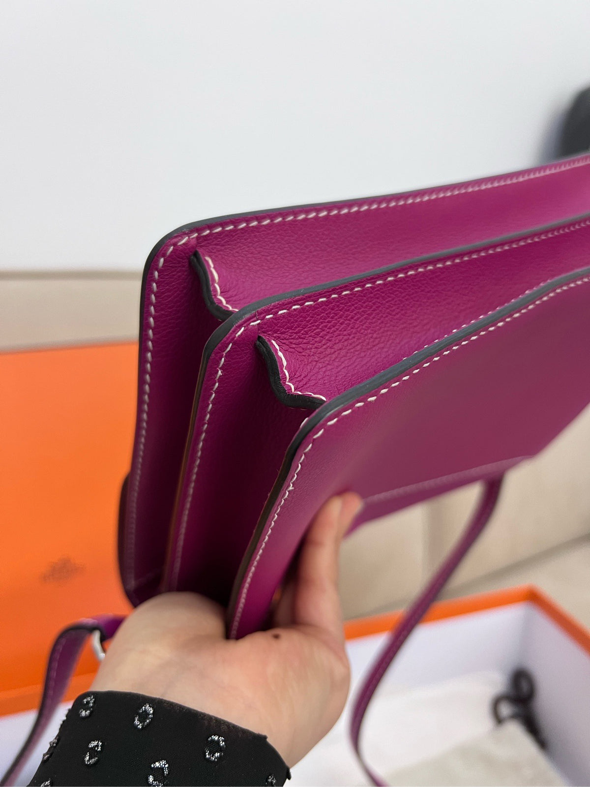 Hermes - Roulis 23 - Leather - Purple - (medium)