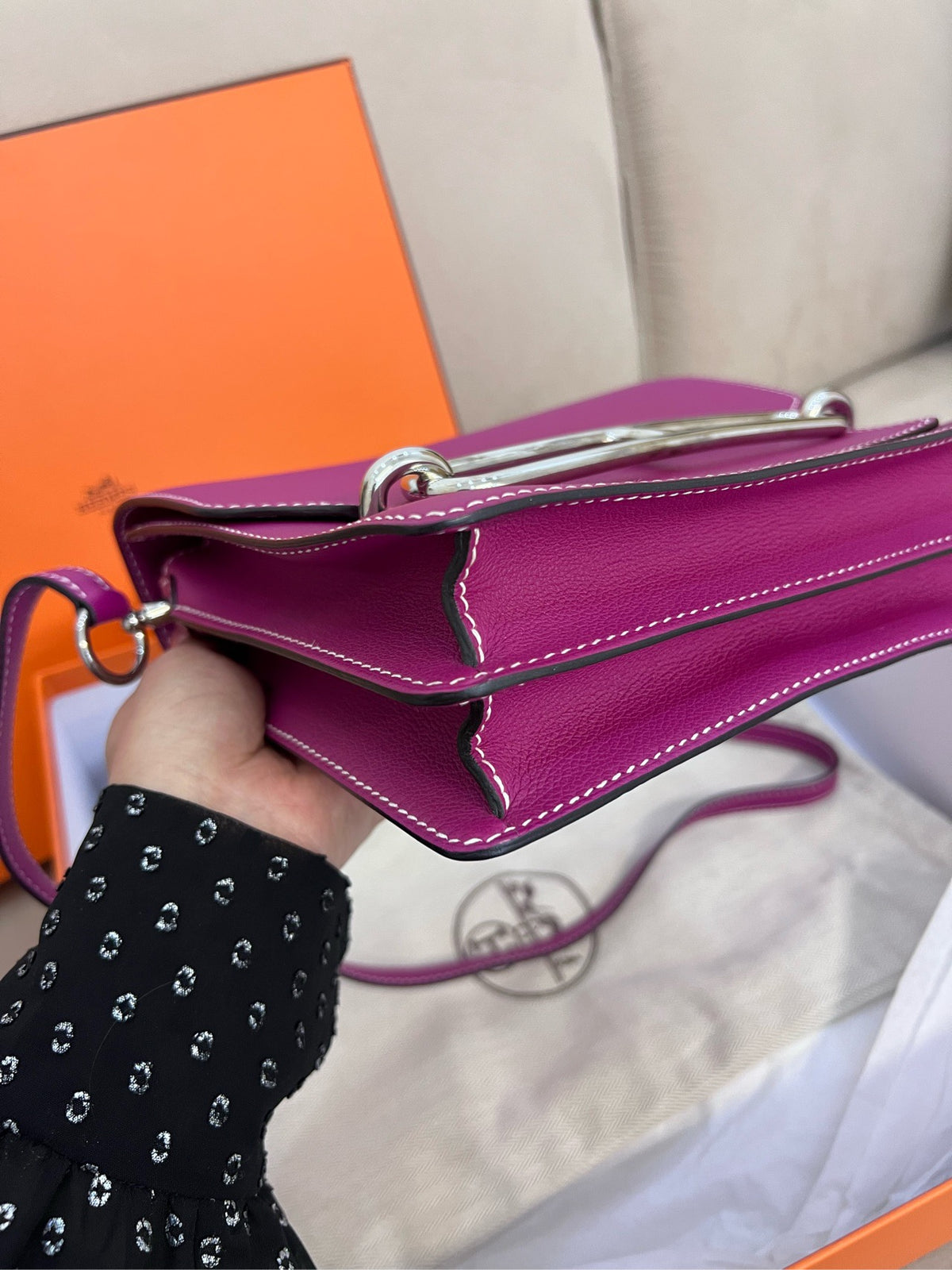Hermes - Roulis 23 - Leather - Purple - (medium)